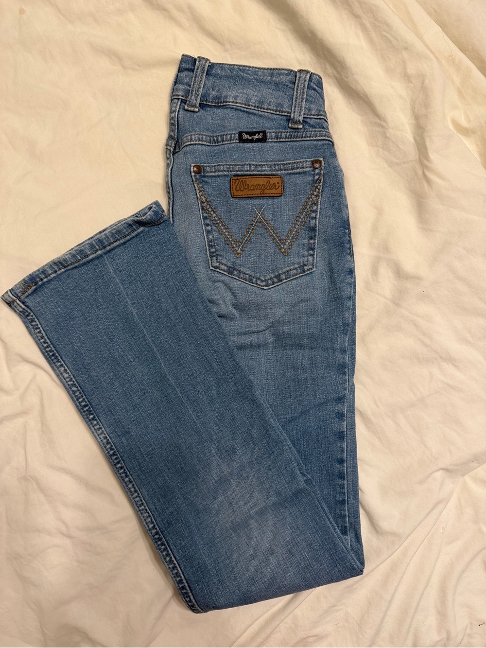 Wrangler Women's Light Blue Boot-Cut Jeans